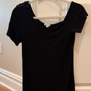 Splendid Black Long Sleeve Tee